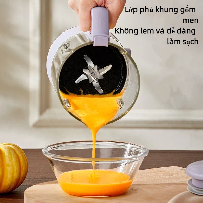 Máy làm sữa đậu nành 10 lưỡi dao,Máy nấu sữa đậu nành thông minh , hẹn 24h, chống dính, dễ vệ sinh