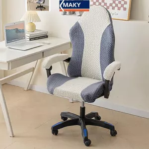 MAKY Thời Trang Đơn Giản Nhà Chơi Game Ghế Bao Đa Năng Máy Tính Trò Chơi Cạnh Tranh Ghế Barest Tay Vịn Đàn Hồi Xoay Ghế VN
