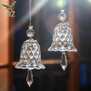 VRZ Pha Lê Chuông Gió Treo Suncatcher Gió Nhạc Chuông Kính Lăng Kính Cầu Vồng Máy Làm Xe Mặt Dây Chuyền Cửa Sổ Trang Trí Sân Vườn HOT