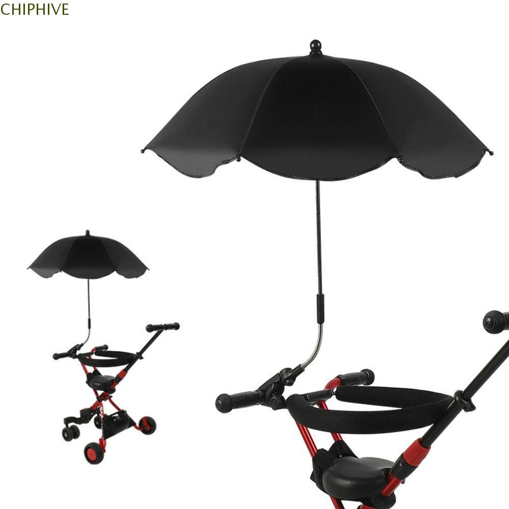 CHIPHIVE Baby Pram Dù, Chống Nắng UV Chống Mưa Có Thể Điều Chỉnh Xe Đẩy Cho Bé Gấp Ô, Đa Năng 360° Tấm che nắng ngoài trời Phụ kiện xe đẩy tán