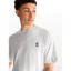 Bán 100% Cotton Cao Cấp Cổ Điển Phong Cách Thể Thao Ngực In logo Áo Thun Thời Trang Hàn Quốc Unisex Rời Cổ Tròn Áo Thun