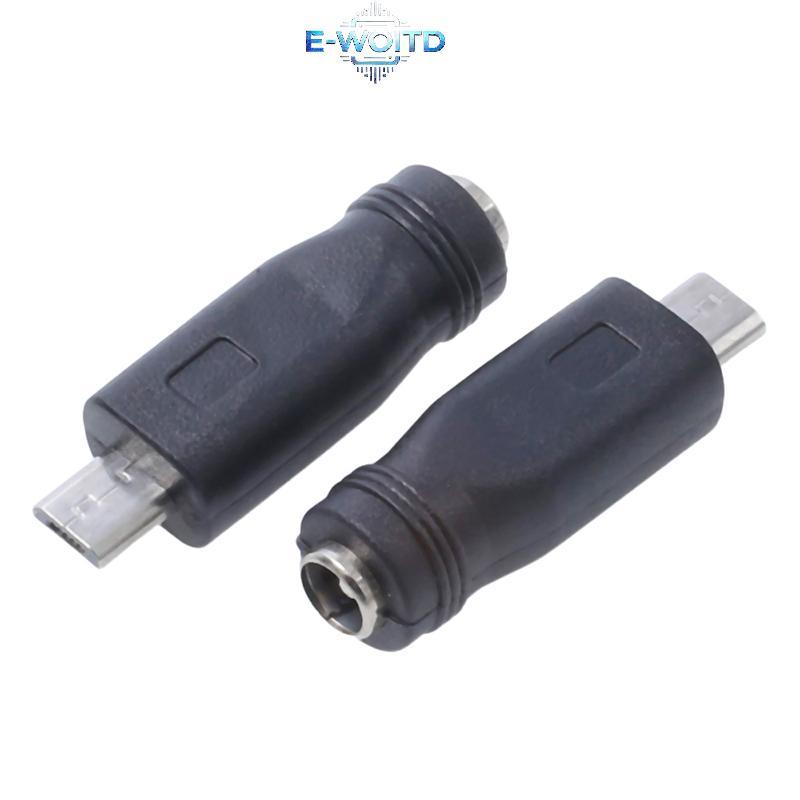 E-WOITD Loại C / Máy Tính Bảng Micro USB 2.0 Sang DC 5.5x2.1 Mm Nguồn Ja Adapter Cắm USB C Sang DC 5.5 * 2.1 Bộ Chuyển Đổi Đầu Nối Nguồn 5V E-WOITD