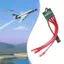 Gamchiano Bộ điều khiển dải đèn RC nhiều màu Đèn pha kênh thu Thanh LED tương thích cho phụ kiện máy bay RC