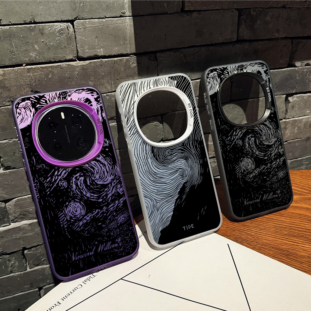 Ốp điện thoại cứng Micro Matte “Bầu trời đầy sao ” cho Honor Magic 8/7/6 Pro GT/RT X60 Pro/Honor 400/Honor 300/X9D/X9C chống sốc