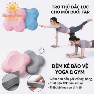 Miếng Lót Đầu Gối Yoga TPE Dày Chống Trơn Trượt, Hỗ Trợ Plank và Tập Gym Quỳ