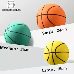 Tweeduj Bóng Rổ Im Lặng 18/21/24cm Với Vòng Chịu Lực Cao, Phù Hợp Làm Quà Tặng Cho Trẻ Em
