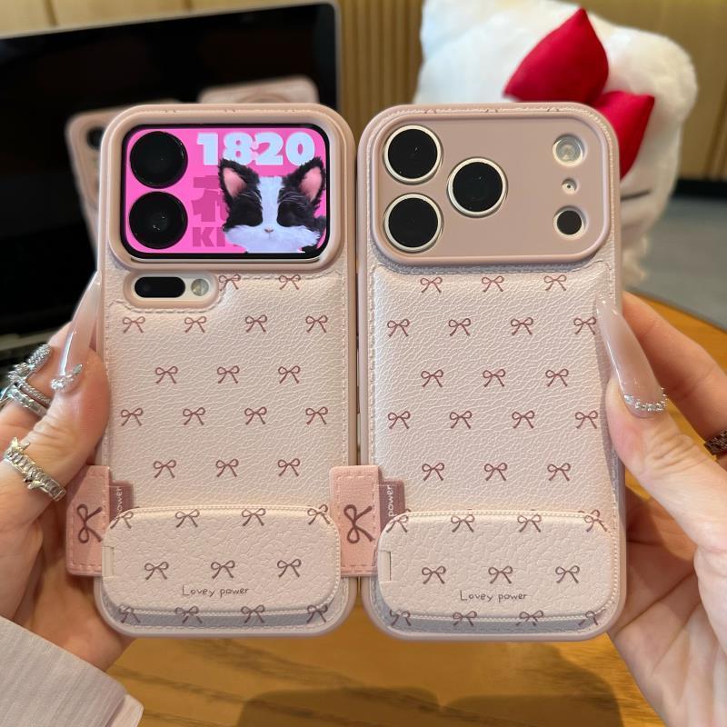 Giá đỡ nhãn thắt nơ thời trang Thích hợp cho vỏ bảo vệ điện thoại Apple 17 / 16