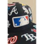 Mũ Snapback MLB 59Fifth màu đen, logo đội toàn bộ, dành cho fan NFL và NBA