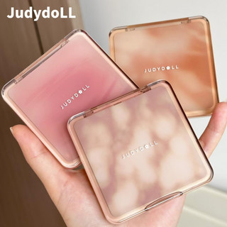 JudydoLL Bảng xếp nếp đa năng có độ bóng cao Hai màu Matte Brightening Ba chiều Colorfast Bột bóng mũi đa chức năng