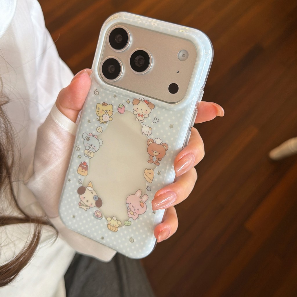 Ốp điện thoại động vật có dấu chấm cho iPhone 17 Pro Max 17 16 15 14 13 Vỏ bảo vệ chống sốc