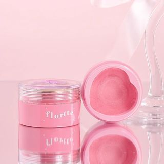 FLORTTE Má hồng dạng kem, tạo khối, má hồng tím, phát màu, phấn mắt má hồng (6)