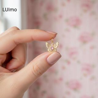 Mặt dây chuyền hạt vòng tay vintage màu vàng, thép không gỉ, thời trang cho bé gái và thanh thiếu niên