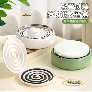 Hộp cuộn muỗi Giá tách gỗ đàn hương Hộp thắt lưng chống cháy