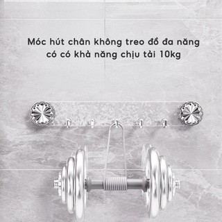 Móc Treo Tường Nhà Tắm Hút Chân Không Handobox Móc Dán Tường Treo Đồ Đa Năng Dính Tường Tiện Lợi