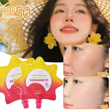 Kem chống nắng mùa hè SPF50 +- Kem chống nắng làm sáng da chống lão hóa làm mới Kem chống nắng- Kem chống tia cực tím chống nước