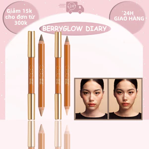 Bút Tạo Khối 2 Đầu – Contour & Highlight, Dễ Tán, Tự Nhiên, Lâu Trôi, Tạo Gương Mặt Sắc Nét