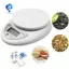 Cân kỹ thuật số LED 5kg / 1g Cân điện tử di động Cân bằng trọng lượng đo thực phẩm cho nhà bếp