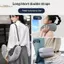 TRTR Du Lịch Ne Gối Có Thể Lấp Đầy Quần Áo Túi Bảo Quản Hình Chữ U Vỏ Gối Pha Lê Lông Cừu Ne Gối Cho Máy Bay Du Lịch VN