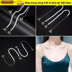 Dây đeo áo ngực ESSENCEH, Dây đeo vai đồ lót chống trượt vai gợi cảm, Áo ngực trang trí có thể điều chỉnh thanh lịch có thể tháo rời Thắt lưng đeo vai
