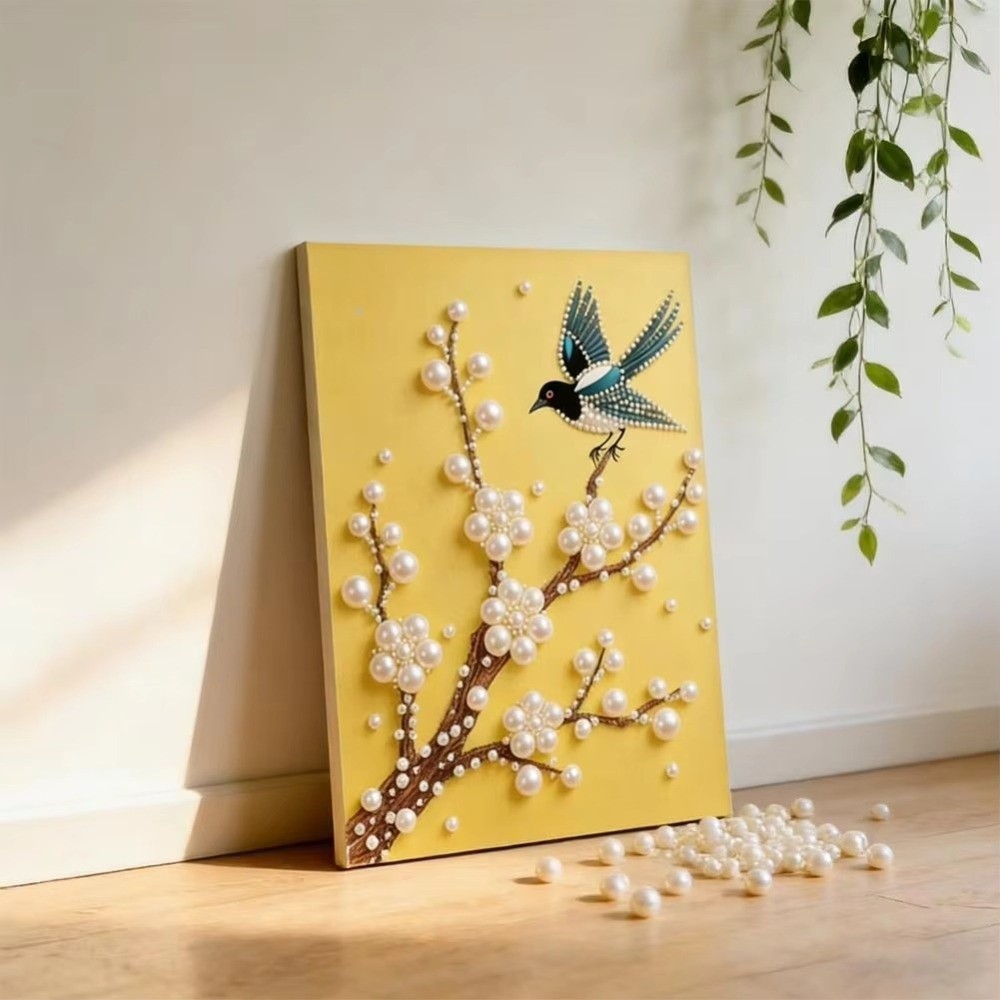 NOTE1 Bộ Tranh Nhựa, Dầu Vải Mật Độ Ban Hoa Bộ Dụng Cụ Nghệ Thuật, DIY 20 * 30CM Nghệ Thuật Thủ Công Nghệ Thuật Đá Quý Tranh Hình Ảnh Trang Trí Nhà