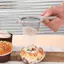 TRTR Thép không gỉ mịn Matcha Bộ lọc có hai tai Đường kính 7,5cm Mini Lưới mịn Sàng lọc trà Bột cà phê Bộ lọc nhà bếp VN