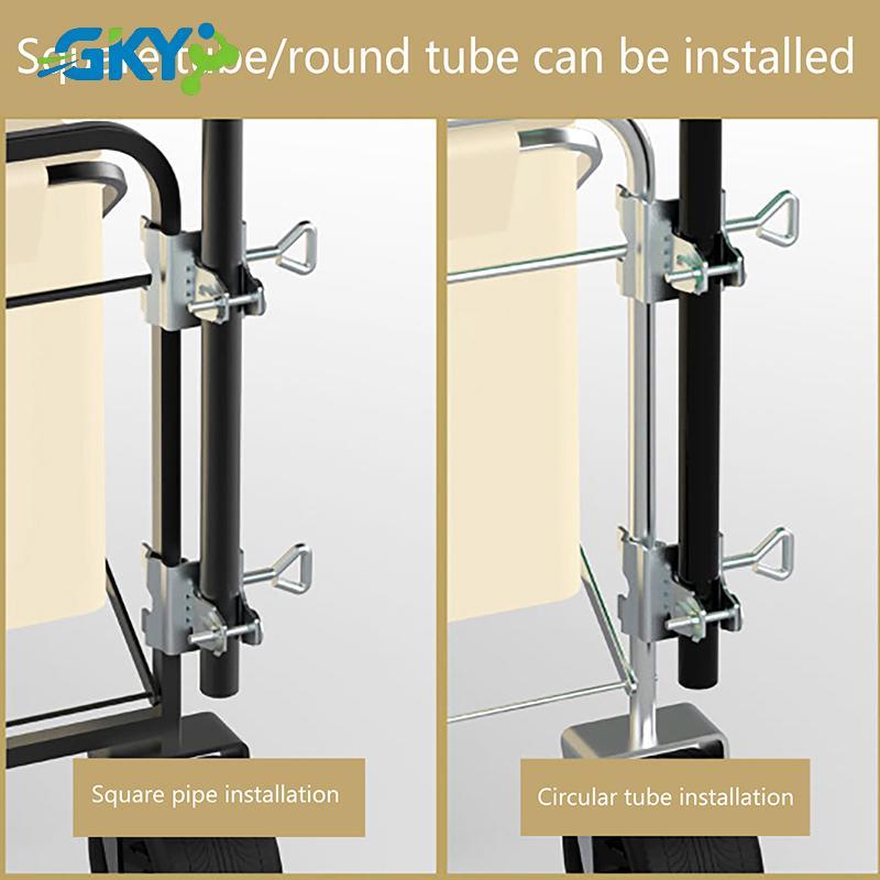 GKY 1 Chiếc Sân Ô Đứng Kẹp Nặng Kim Loại Ô Giá Đỡ Ajustable Ngoài Trời Ô Đế Và Gắn Ghế Kẹp GKY