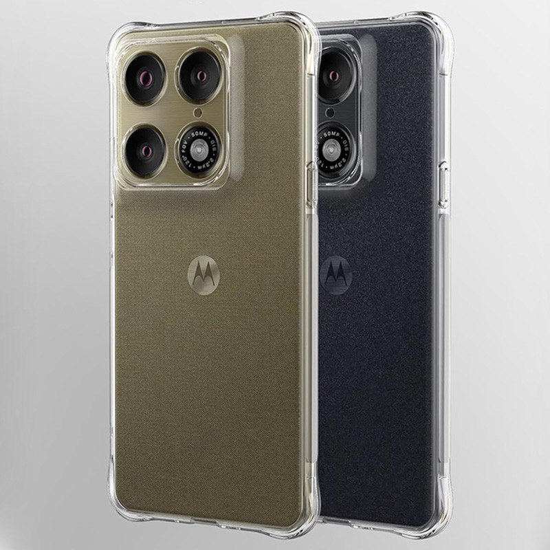 Dành cho Motorola Signature Vỏ mềm chống sốc Crystal Clear Gel TPU Vỏ hấp phụ sốc