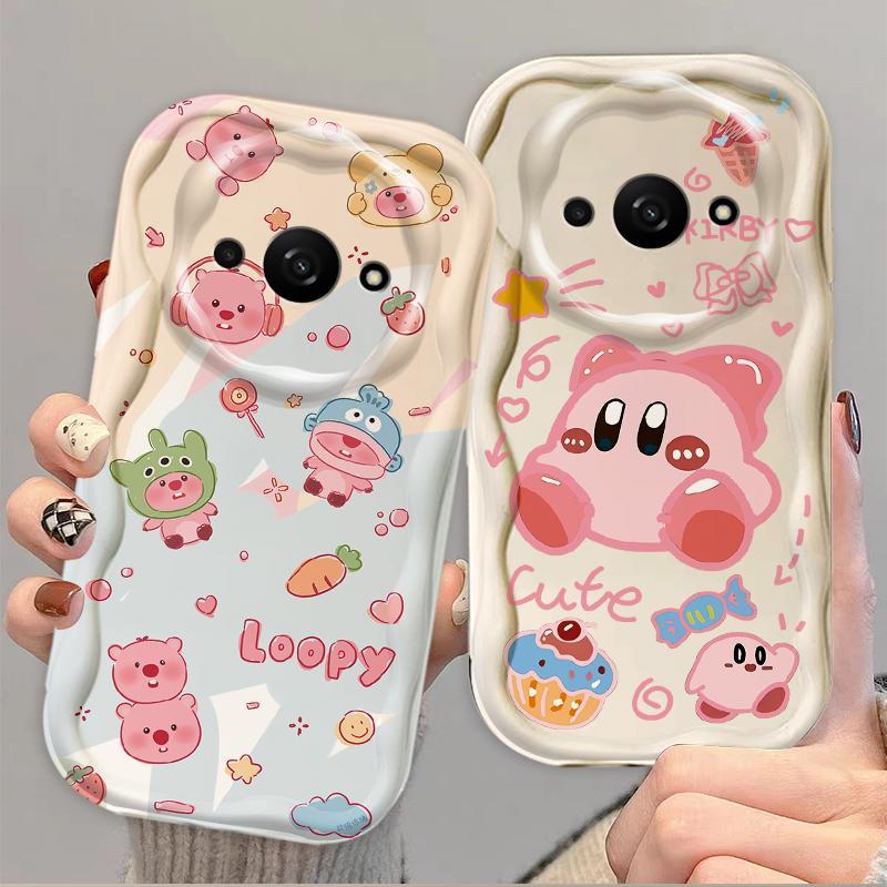 Thích hợp cho Redmi A3 / POCO C61 4G 3D Girls Soft TPU Loopy Kirby Vỏ điện thoại chống sốc