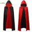 TRTR Trên Tay Có Mũ Trùm Đầu Áo Unisex Dài Áo Đỏ Halloween Trang Phục Áo Khoác VN
