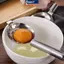 MAKY Trứng Trắng Tách Dụng Cụ Thép Không Gỉ Trứng Yolk Lọc Tiện Ích Phụ Kiện Nhà Bếp Tách Phễu Thìa Chia Dụng Cụ VN