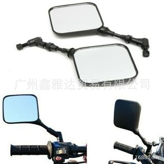 Gương chiếu hậu hình kim cương cho xe máy, phù hợp Drz400/Dr650