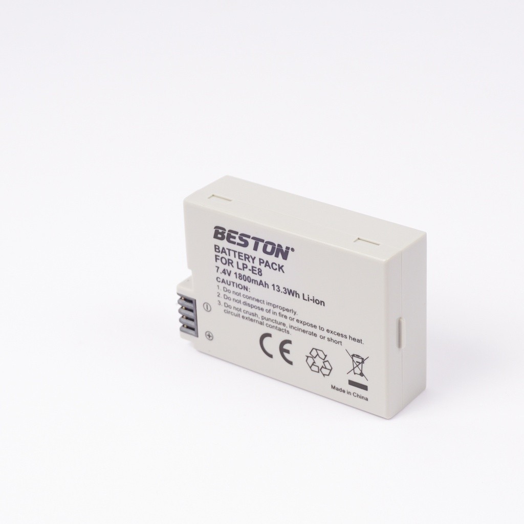 Bộ Sạc Pin Máy Ảnh Canon Beston LP-E8 1800mAh Cho Máy Ảnh Canon 550D 600D 650D 700D ( hàng chính hãng )
