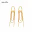 AqToCna 1/2 Chiếc Kẹp Tai Dây Xích Dài Hình Chữ C Không Xỏ Lỗ, Bông Tai Ngọc Trai Dây Xích Cho Nữ Trang Sức AqToCna