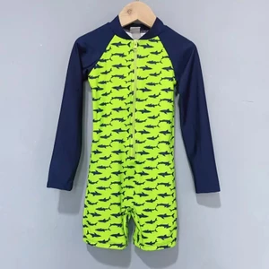 Bộ đồ lướt sóng đi biển phong cách dây kéo bên ngoài màu hổ phách