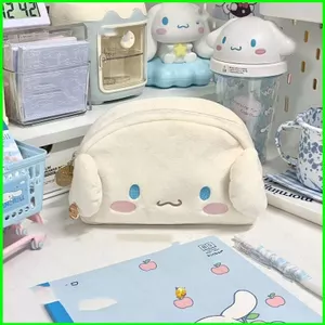 HT3 Sanrio Quế Hoạt Hình Dễ Thương Sang Trọng Hộp Đựng Bút Chì Sinh Viên Hộp Văn Phòng Phẩm Dung Tích Lớn Túi Trang Điểm TH3