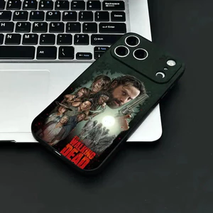 TP-2 TV The W-Walking D-Dead Ốp Điện Thoại IPhone 17 16 15 14 13 12 11 Pro Max Plus Mini Đen Mờ Vỏ Mềm Funda