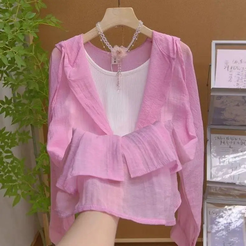 Áo Sơ Mi Nữ Thời Trang Mới Rời Dài Tay