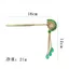 WHX-16cm Hoa Con Công Kẹp Tóc Nữ Cổ Kẹp Tóc Hiện Vật Mới Kẹp Tóc Trung Quốc Mũ Đội Đầu