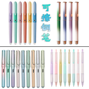 Bút viết học sinh 98576 | Bút viết kim loại có thể xóa nhiệt | Bút viết tập viết chữ cho học sinh lớp 3-4 | Bút viết thay ống mực | Bút viết giữ tư thế đúng