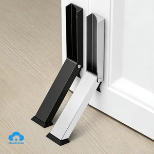 Chặn cửa gấp gọn bằng thép không gỉ, không cần khoan, đa năng, chống gió và giảm tiếng ồn.