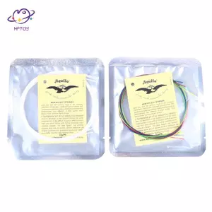 Bộ dây đàn Guitar Ukulele HFTOY 4 dây Nylon đầy màu sắc cho đàn Ukulele 21 / 23 / 26 Inch ~