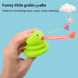 E-WOITD Trẻ Em Sáng Tạo Đàn Áp Rắn Đồ Chơi Pinch Rắn Stiing Lưỡi Ra Giảm Căng Thẳng Đồ Chơi Quà Tặng Cho Trẻ Em E-WOITD