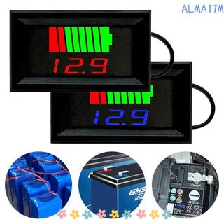Máy đo dung lượng pin Lithium ALMA1 Máy đo điện áp hiển thị kỹ thuật số chuyên nghiệp 12V 24V 36V 48V 60V 72V