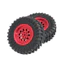 4 Bánh xe RC cao su 71 * 25mm 5mm Hex MN99S cho MN98 MN82, WPL C24-1 B36 D12 C64 D74-1 Nâng cấp xe địa hình, Lốp RC hiệu suất cao 70mm