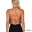 Áo thun nữ dây buộc không tay Backless Shinystones tua rua mùa hè Camisoles