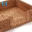 Giá đỡ khăn ăn mây vuông, Giỏ đựng khăn ăn bấc cho nhà bếp, Giá đỡ khăn ăn phẳng cho khăn ăn giấy, Giá đỡ khăn ăn dệt