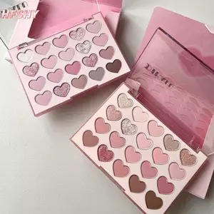 HFSHY Hồng Ngọt 20 Màu Phấn Mắt Hình Trái Tim Ngọc Trai Lấp Lánh Tím Phấn Mắt Hồng Blusher Tự Nhiên Làm Sáng Trang Điểm Hàn Quốc VN