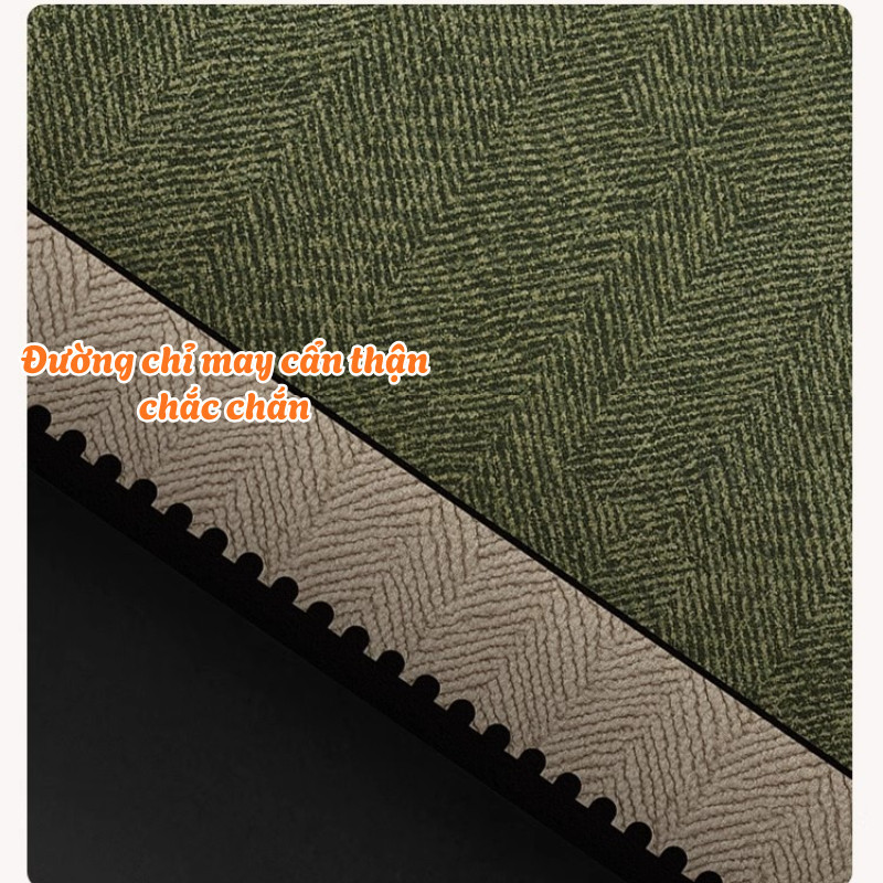 Combo 2 Thảm Trải Sàn Nhà Bếp Diatomite, Thảm Lau Chân Siêu Thấm, Chống Trượt, Decor Sang Trọng