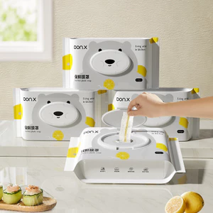 Bọc Nhựa Dùng Một Lần Có Thể Tháo Rời Cấp Thực Phẩm Hộ Gia Đình Hoạt Hình Nhà Bếp Dễ Thương Trái Cây Tươi Giữ HWY4