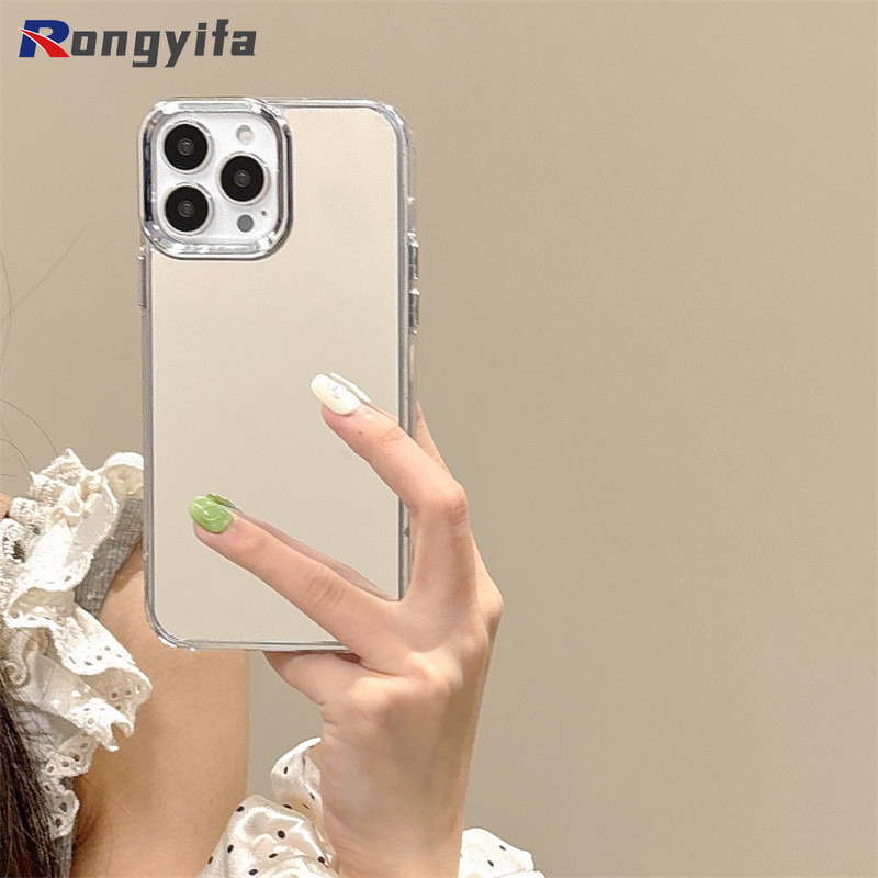 Ốp Gương Đơn Giản Cho OPPO Reno 15F 15 Pro Max Mini 15C 14F Find X9 X9S X8 Ultra X8S K15 K14 K14X K13S K13 Turbo Pro Plus Ốp lưng Chống Sốc Dễ Thương